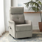 Fauteuil inclinable électrique avec assistance au lever et base métallique