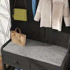 34.3 Meuble d'entrée large avec banc et rangement à chaussures