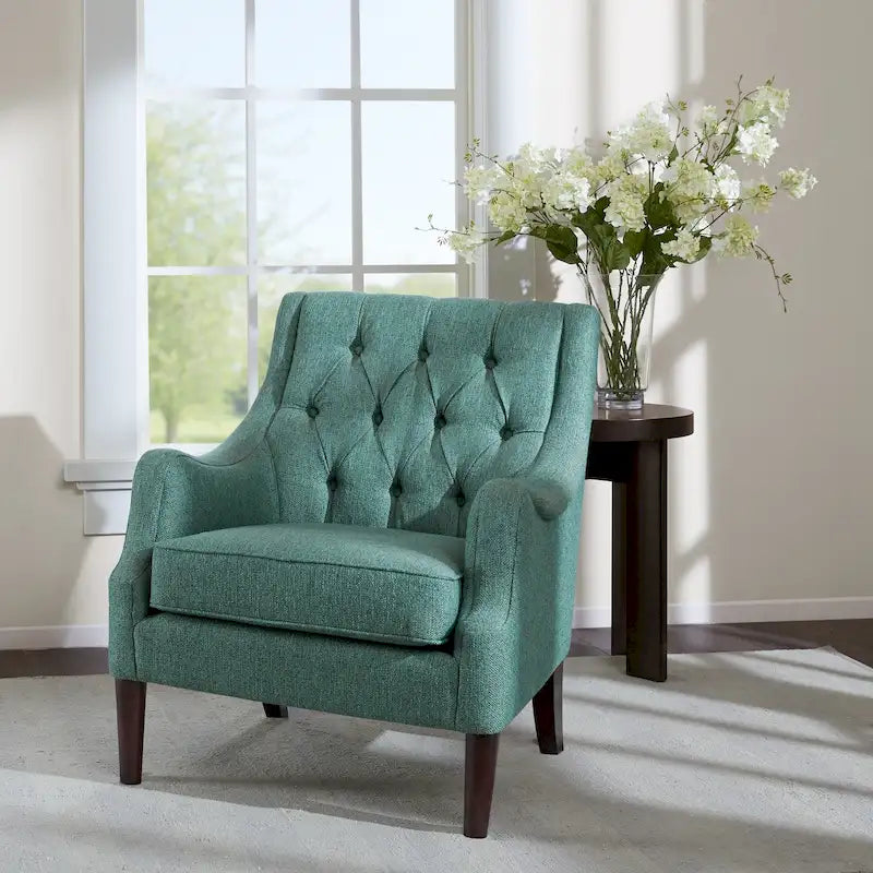 Fauteuil d'appoint capitonné