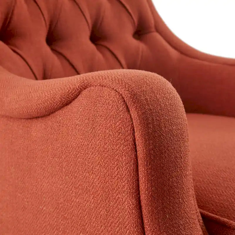Fauteuil d'appoint capitonné