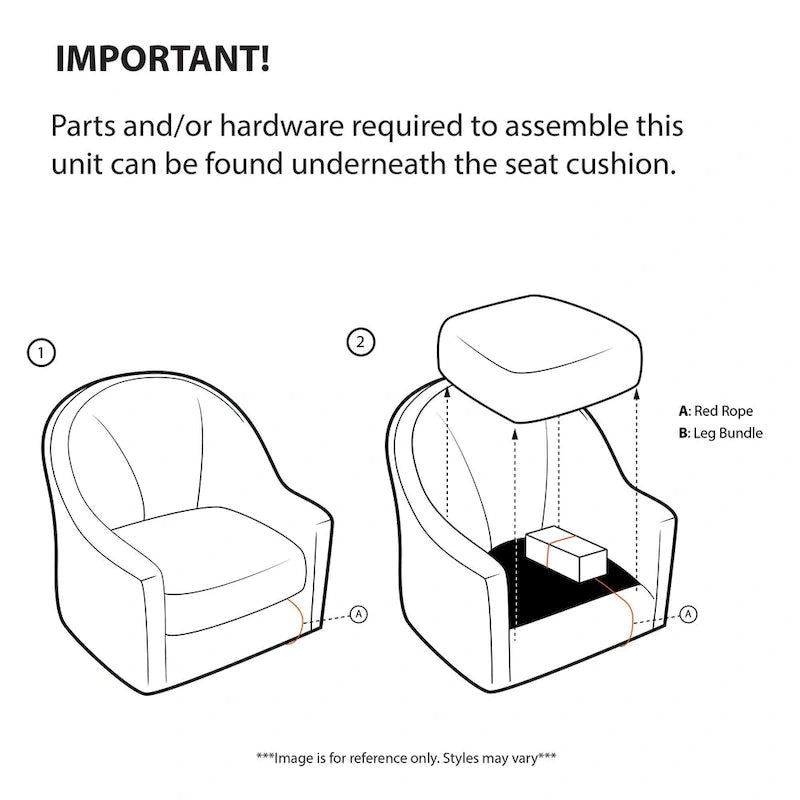 Fauteuil d'appoint capitonné