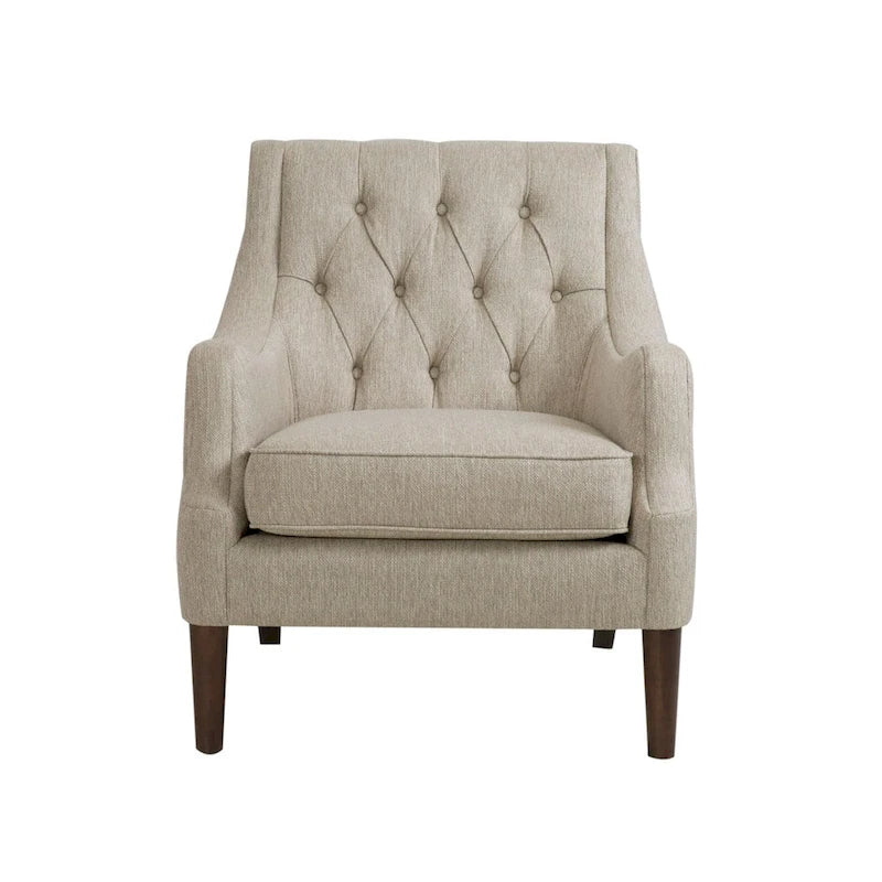 Fauteuil d'appoint capitonné