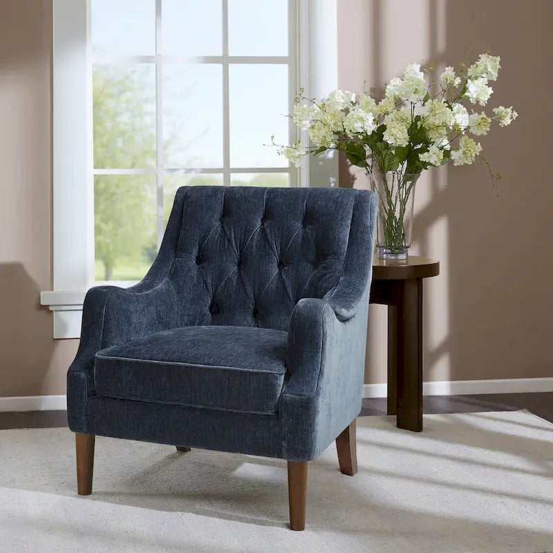 Fauteuil d'appoint capitonné
