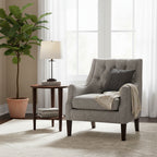 Fauteuil d'appoint capitonné