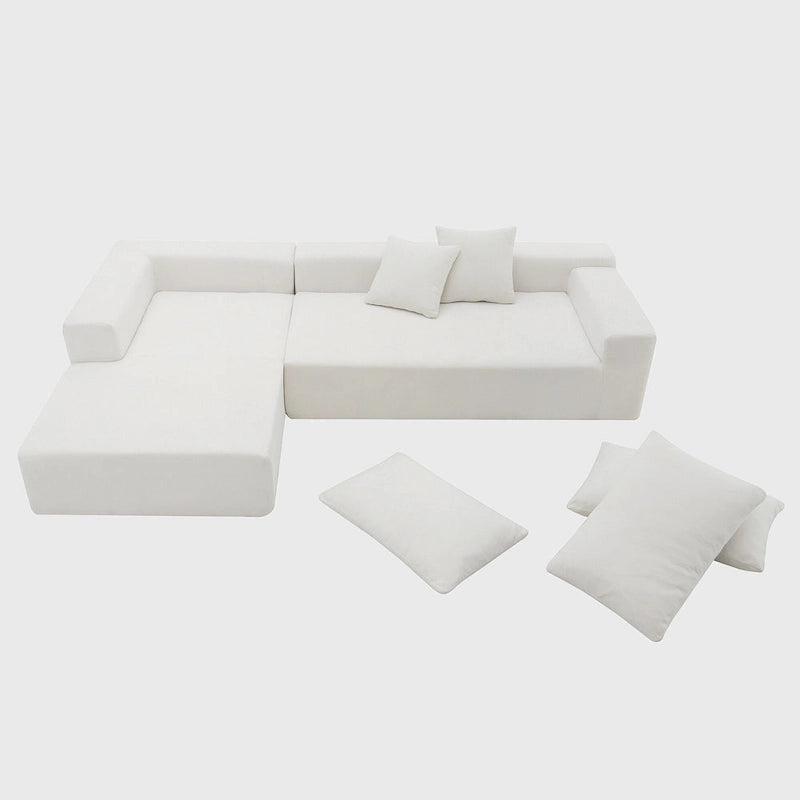 Canapé de salon modulaire en sections