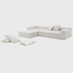 Canapé de salon modulaire en sections