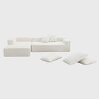 Canapé de salon modulaire en sections