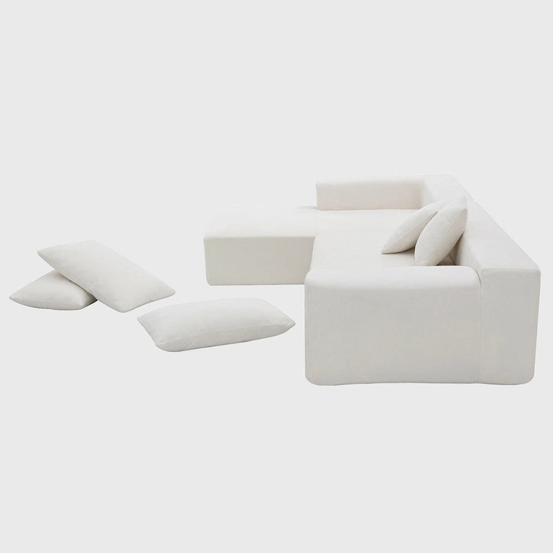 Canapé de salon modulaire en sections