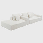 Canapé de salon modulaire en sections