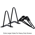 Pieds de Meuble Épingle à Cheveux Métal Lot de 4