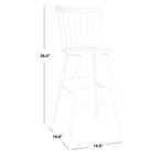 Tabouret de bar à fuseaux de ferme Safavieh Aida de 76,2 cm – 19,9 x 19,8 x 38 – 20Lx20Px43H