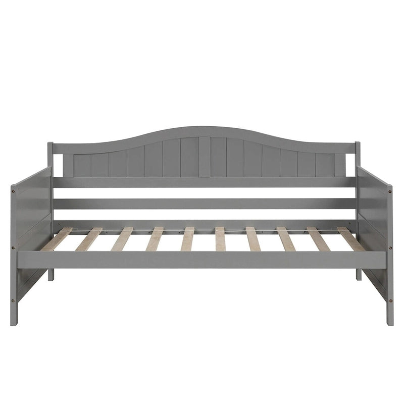 Lit de repos double en bois avec 2 tiroirs