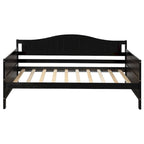 Lit de repos double en bois avec 2 tiroirs