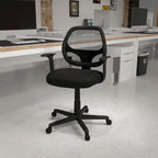 Chaise de bureau ergonomique pivotante en maille pour le milieu du dos