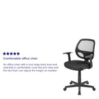 Chaise de bureau ergonomique pivotante en maille pour le milieu du dos
