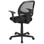 Chaise de bureau ergonomique pivotante en maille pour le milieu du dos