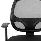 Chaise de bureau ergonomique pivotante en maille pour le milieu du dos