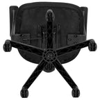 Chaise de bureau ergonomique pivotante en maille pour le milieu du dos