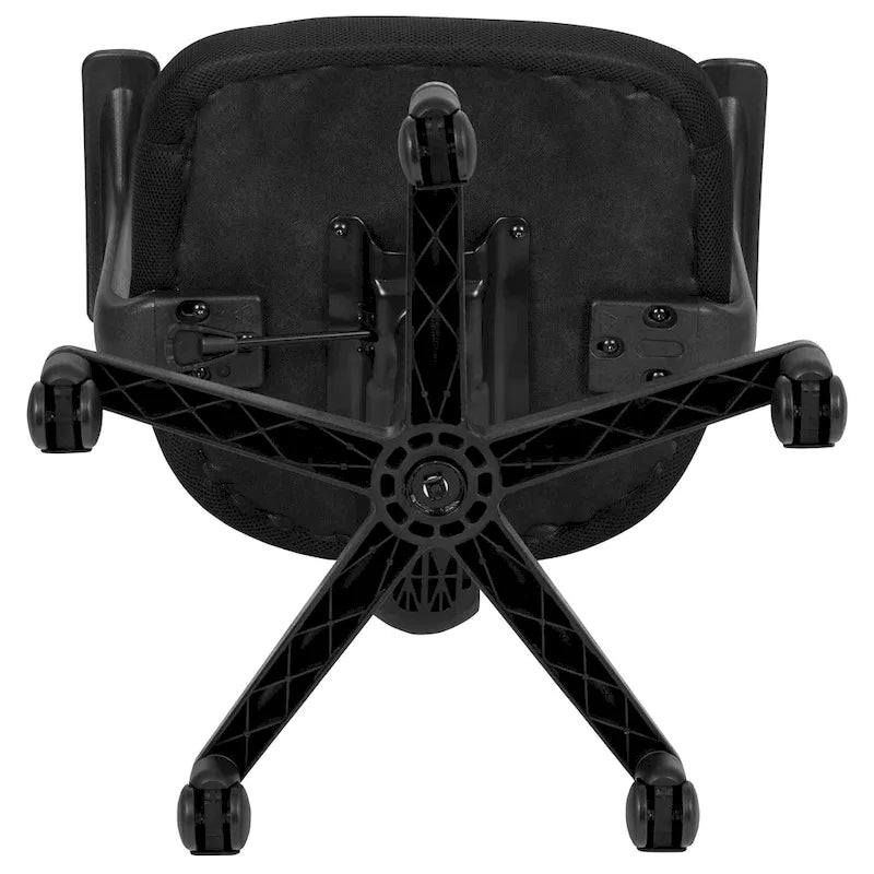 Chaise de bureau ergonomique pivotante en maille pour le milieu du dos