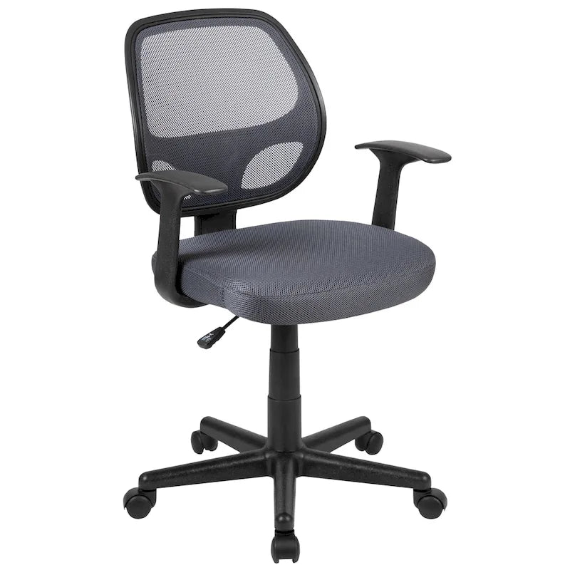 Chaise de bureau ergonomique pivotante en maille pour le milieu du dos
