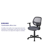 Chaise de bureau ergonomique pivotante en maille pour le milieu du dos