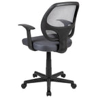 Chaise de bureau ergonomique pivotante en maille pour le milieu du dos