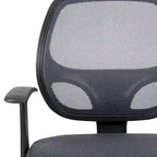 Chaise de bureau ergonomique pivotante en maille pour le milieu du dos