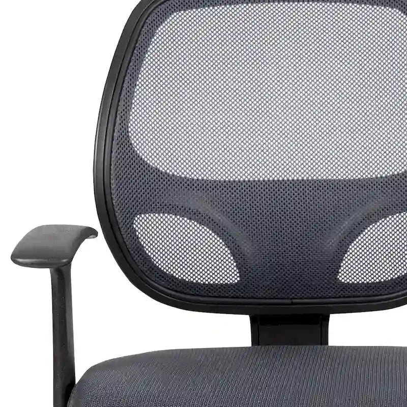 Chaise de bureau ergonomique pivotante en maille pour le milieu du dos
