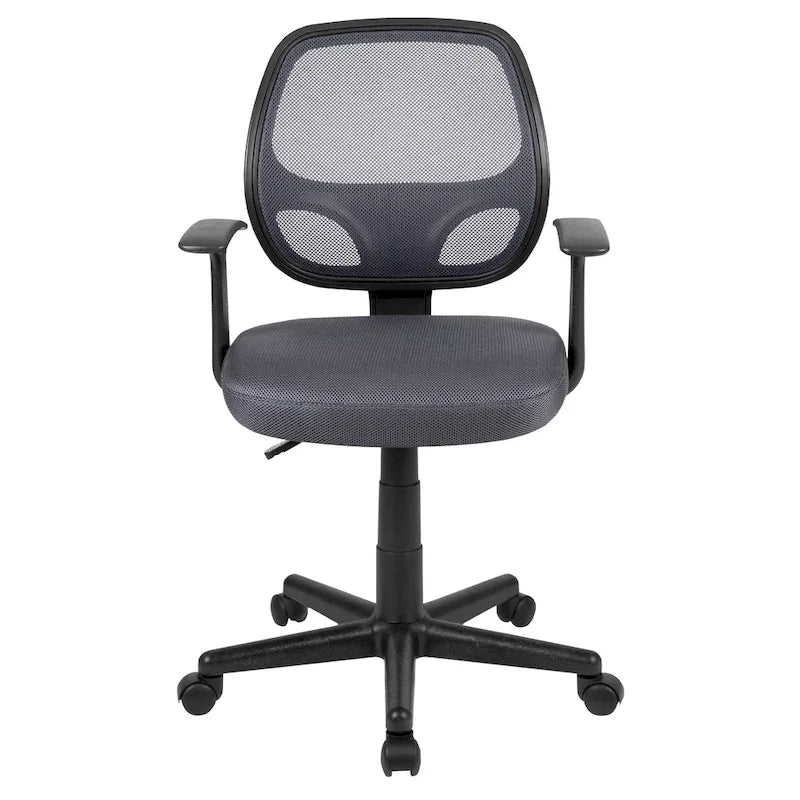 Chaise de bureau ergonomique pivotante en maille pour le milieu du dos