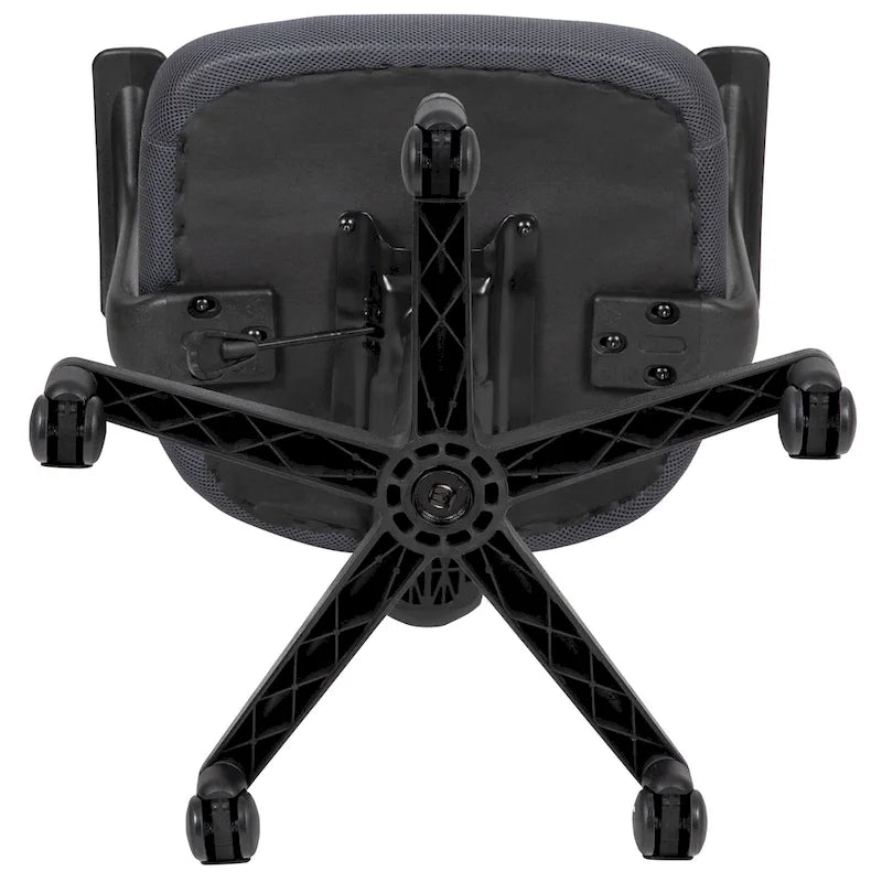 Chaise de bureau ergonomique pivotante en maille pour le milieu du dos