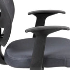 Chaise de bureau ergonomique pivotante en maille pour le milieu du dos