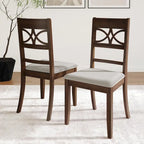 Ensemble de salle à manger 7 pièces en bois, style Mid-Century Modern