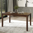 Ensemble de salle à manger 7 pièces en bois, style Mid-Century Modern