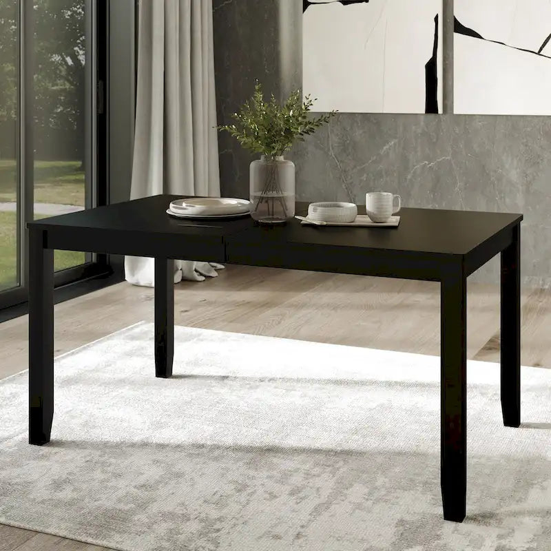 Ensemble de salle à manger 7 pièces en bois, style Mid-Century Modern