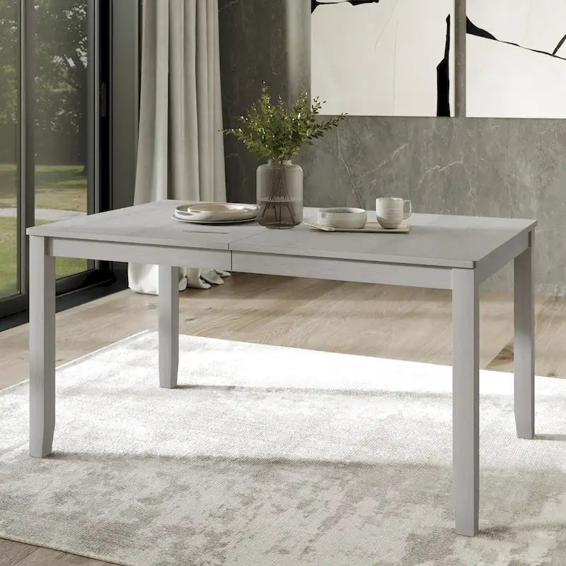 Ensemble de salle à manger 7 pièces en bois, style Mid-Century Modern