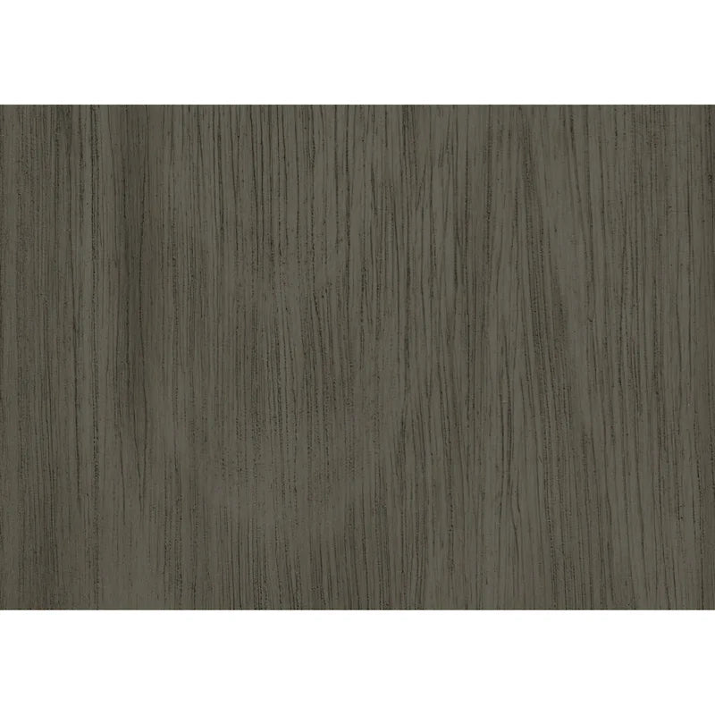 Table de cocktail de 48 po, 2 tiroirs, roulettes, bois massif brun et gris