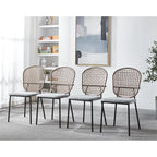 Table à manger de cuisine moderne 5 pièces pour 4-6 personnes