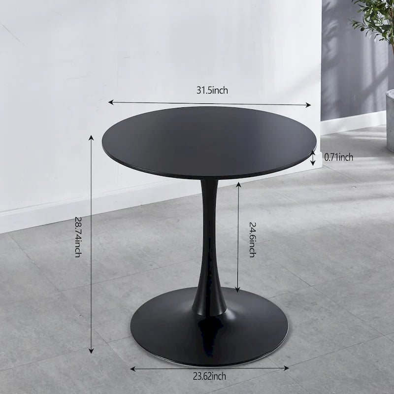 Table à manger de cuisine moderne 5 pièces pour 4-6 personnes