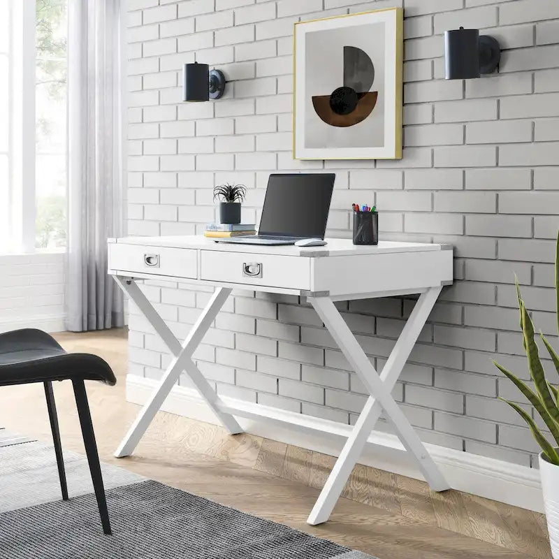 Bureau informatique avec rangement, bureau en bois massif avec tiroirs, table d'étude moderne pour bureau à domicile, petit bureau d'écriture
