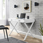 Bureau informatique avec rangement, bureau en bois massif avec tiroirs, table d'étude moderne pour bureau à domicile, petit bureau d'écriture