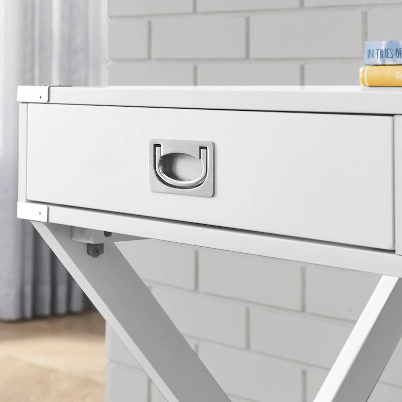 Bureau informatique avec rangement, bureau en bois massif avec tiroirs, table d'étude moderne pour bureau à domicile, petit bureau d'écriture