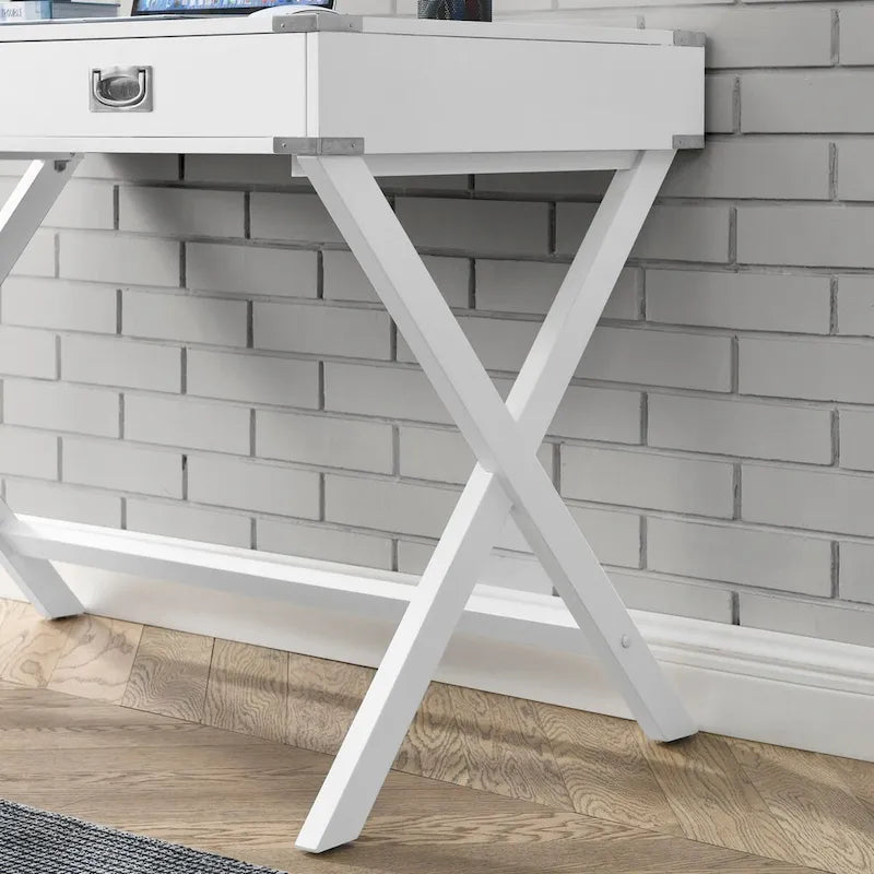 Bureau informatique avec rangement, bureau en bois massif avec tiroirs, table d'étude moderne pour bureau à domicile, petit bureau d'écriture