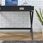 Bureau informatique avec rangement, bureau en bois massif avec tiroirs, table d'étude moderne pour bureau à domicile, petit bureau d'écriture