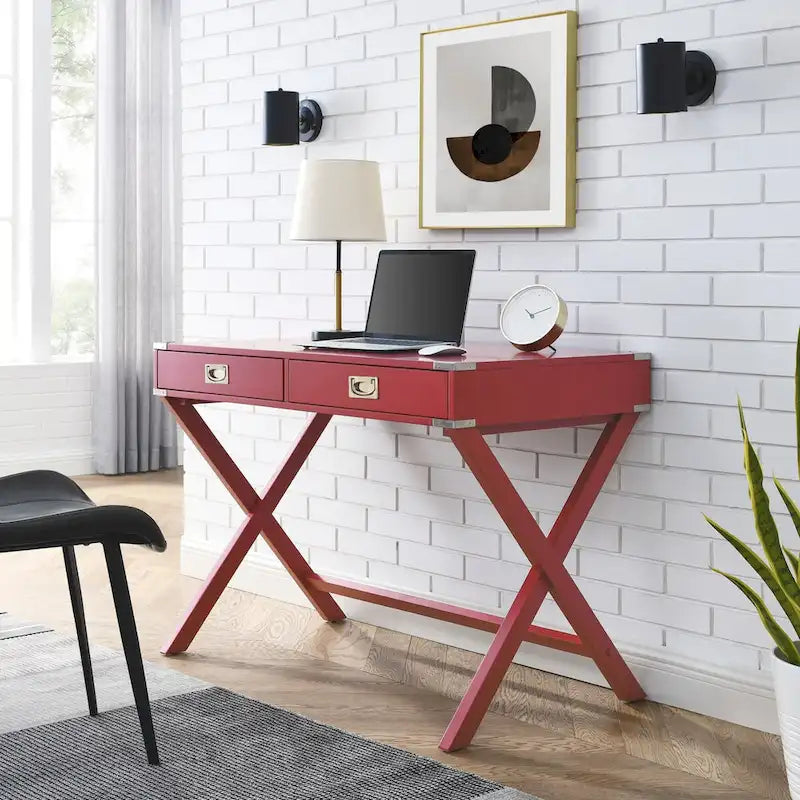 Bureau informatique avec rangement, bureau en bois massif avec tiroirs, table d'étude moderne pour bureau à domicile, petit bureau d'écriture