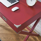 Bureau informatique avec rangement, bureau en bois massif avec tiroirs, table d'étude moderne pour bureau à domicile, petit bureau d'écriture