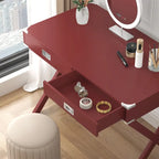Bureau informatique avec rangement, bureau en bois massif avec tiroirs, table d'étude moderne pour bureau à domicile, petit bureau d'écriture