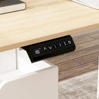 Bureau de télétravail ergonomique réglable en hauteur avec rangement