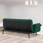 Canapé convertible futon avec oreillers, causeuse pliable pour salon