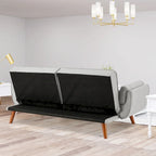 Canapé convertible futon avec oreillers, causeuse pliable pour salon