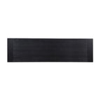 Banc de salle à manger tréteau noir